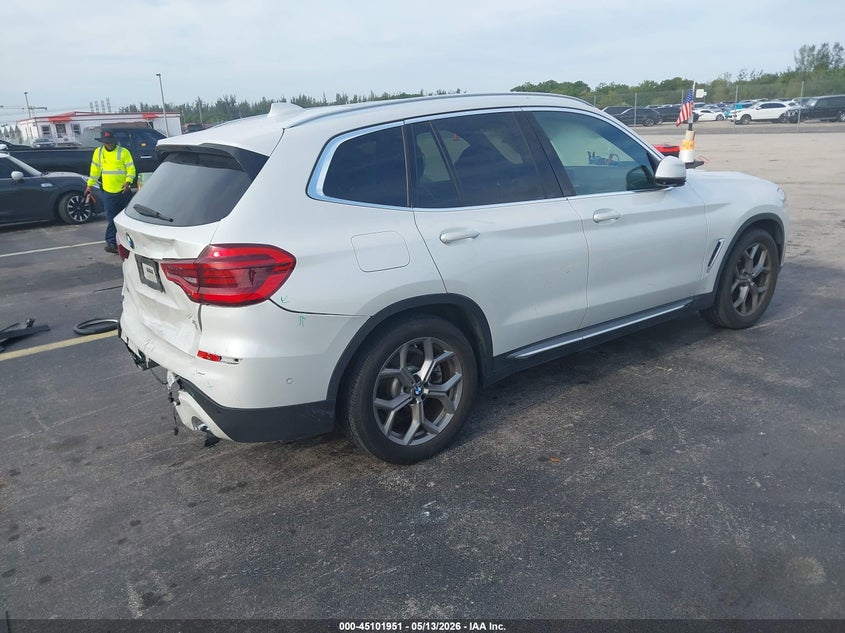 Vin: 5uxty3c02l9c29056, lot: 45599517, bmw x3 sdrive30i 20204
