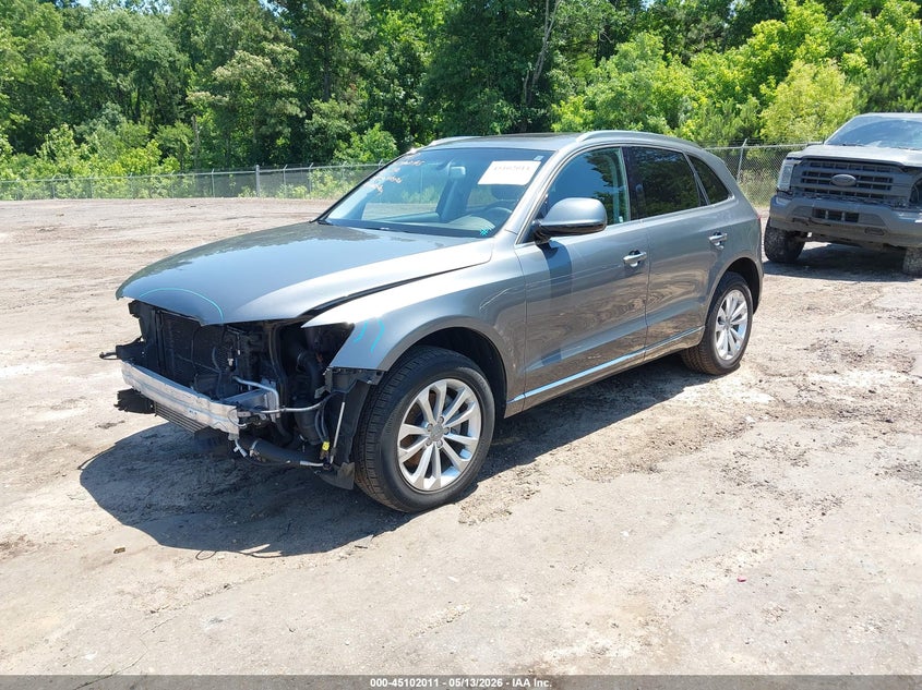 Vin: wa1c2afp6ha014163, lot: 45599577, audi q5 2.0t premium 20172