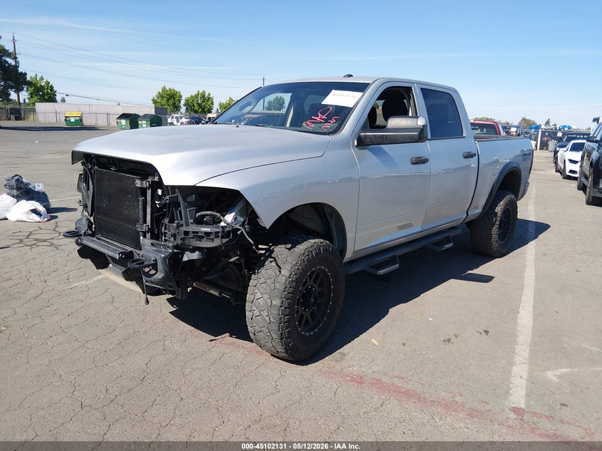 Vin: 3c6ur5cl0hg720911, lot: 45599697, ram 2500 tradesman  4x4 6'4 box 20172