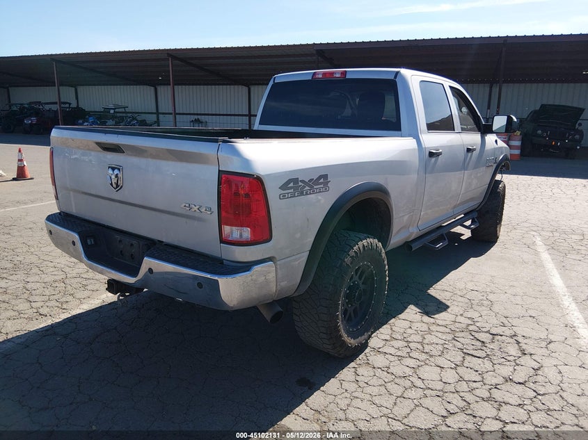 Vin: 3c6ur5cl0hg720911, lot: 45599697, ram 2500 tradesman  4x4 6'4 box 20174