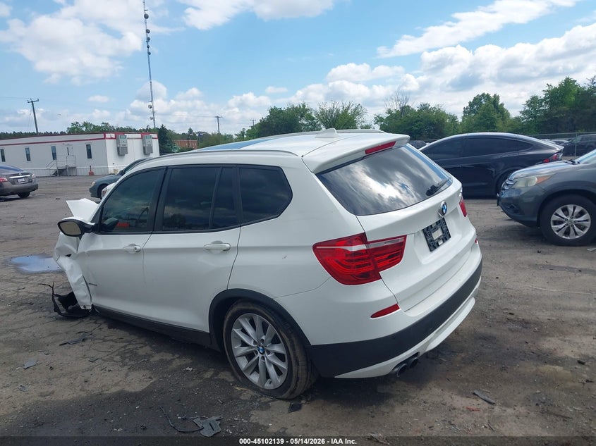Vin: 5uxwx9c52d0a08805, lot: 45599705, bmw x3 xdrive28i 20133