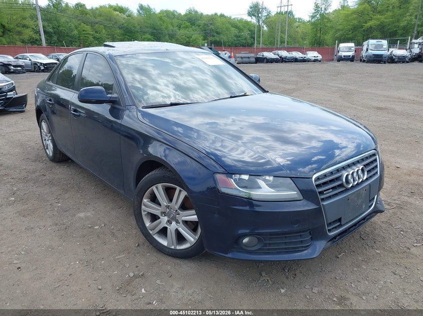 2011 Audi A4 2.0 2.0T Premium blue Lot 111045102213 Vin WAUBFAFL0BN031525