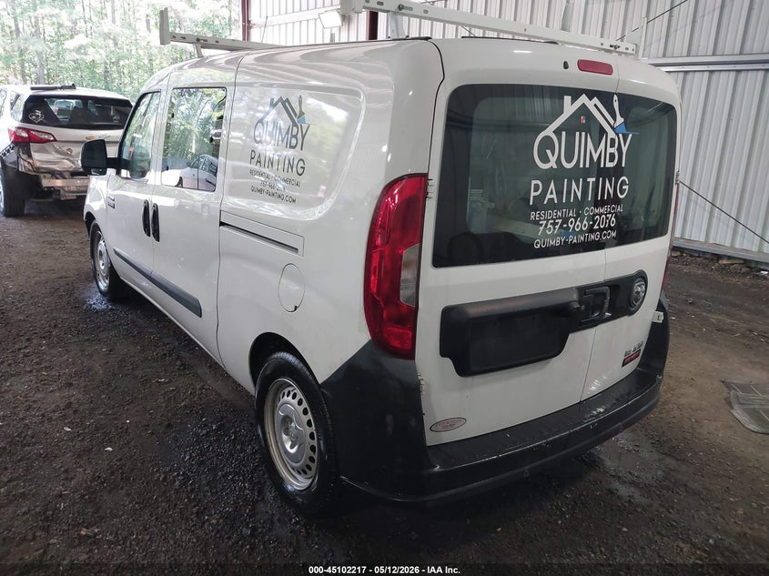 Vin: zfberfab1h6g48413, lot: 45599783, ram promaster city tradesman 20173