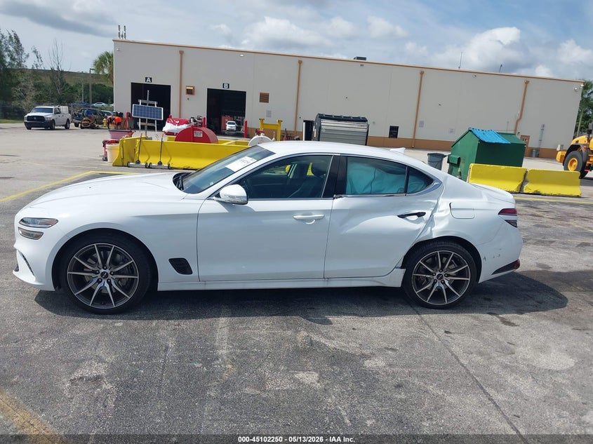 2026 Genesis G70 2.5T Rwd VIN: KMTG14SC2TU164973 Lot: 45102250