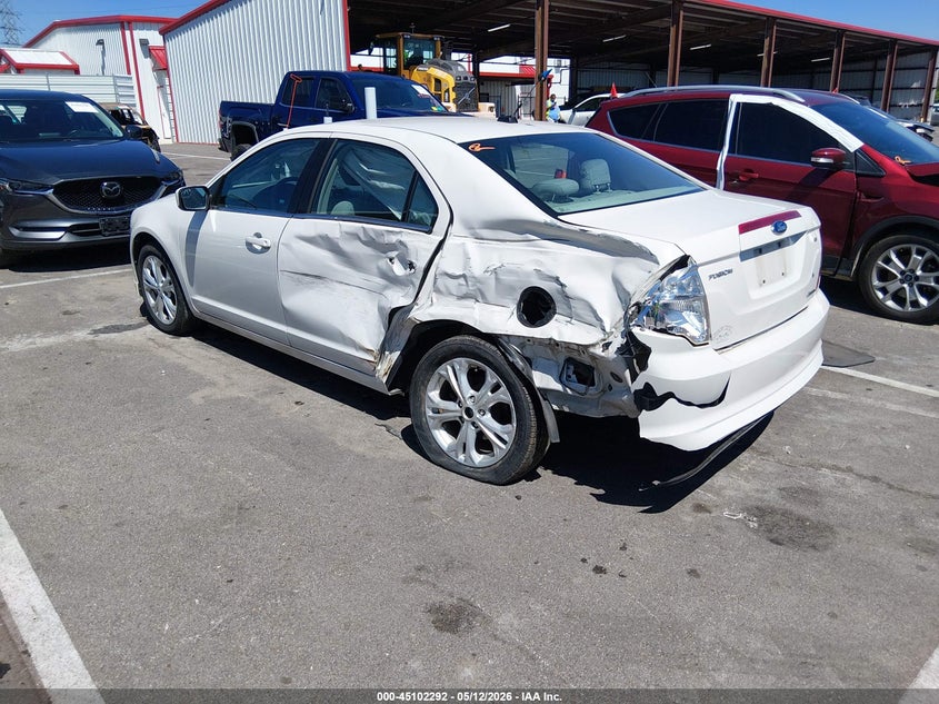 Vin: 3fahp0hg5cr445909, lot: 45599858, ford fusion se 20123