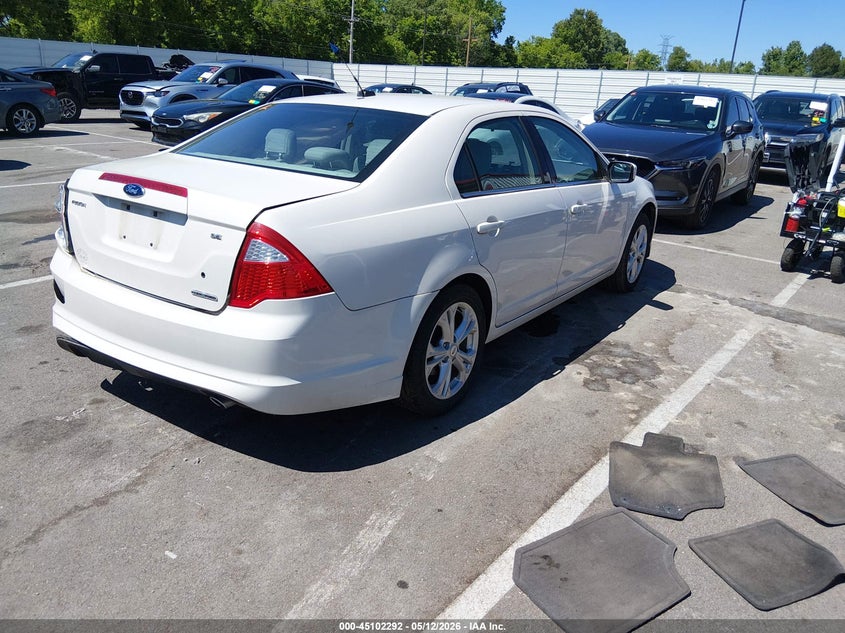 Vin: 3fahp0hg5cr445909, lot: 45599858, ford fusion se 20124