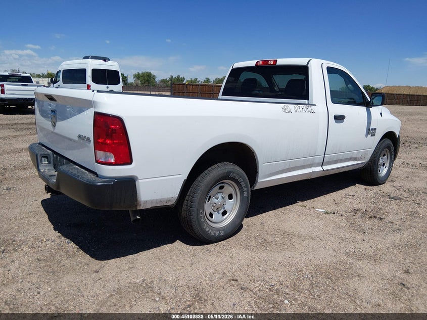 Vin: 3c6jr7dg3lg270163, lot: 45599899, ram 1500 classic tradesman  4x4 8' box 20204