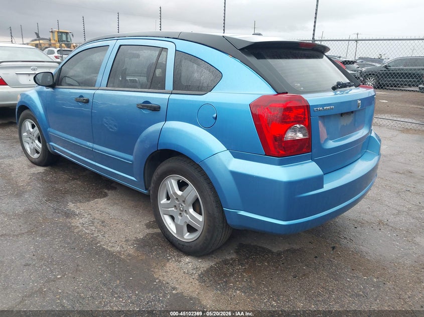 2008 DODGE CALIBER HATCHBACK 2.0L I-4 DOHC, VVT, 158HP