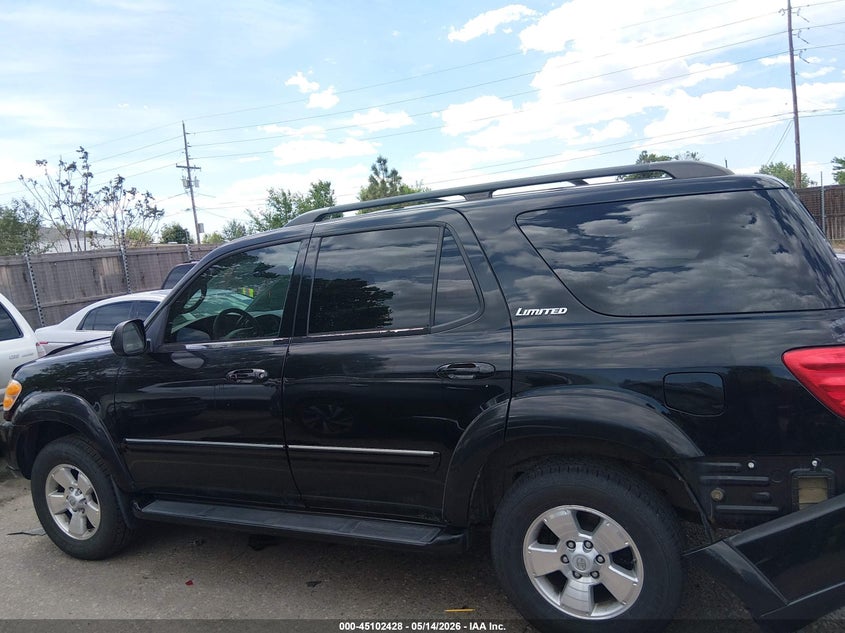 2004 Toyota Sequoia Limited V8 VIN: 5TDBT48A44S225416 Lot: 45102428