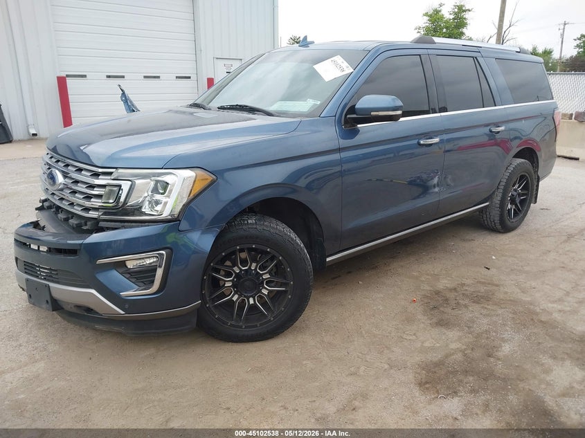 Vin: 1fmjk2atxkea19630, lot: 45600104, ford expedition max limited 20192