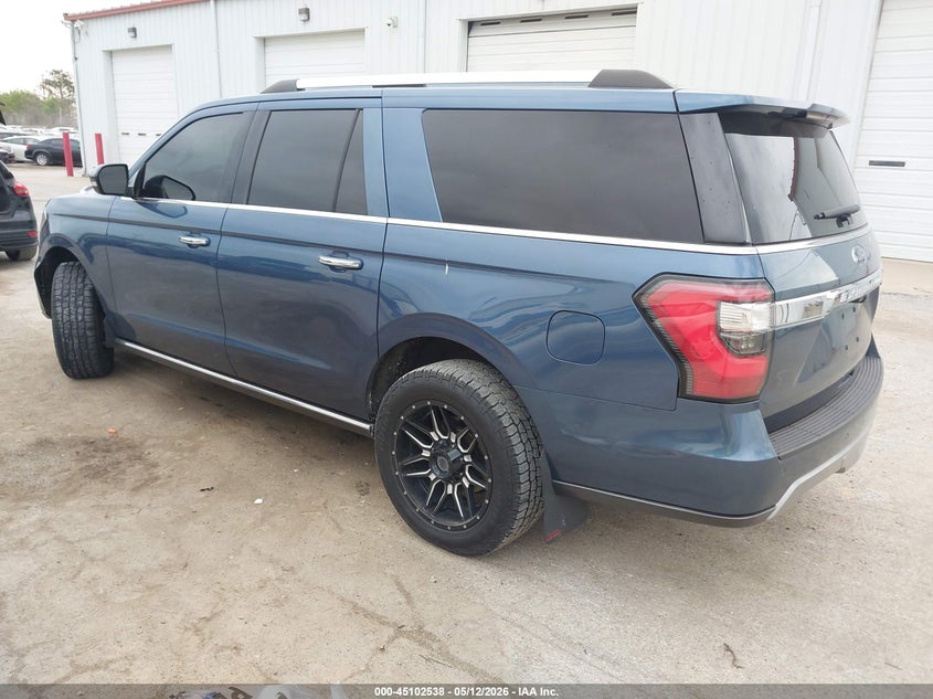 Vin: 1fmjk2atxkea19630, lot: 45600104, ford expedition max limited 20193