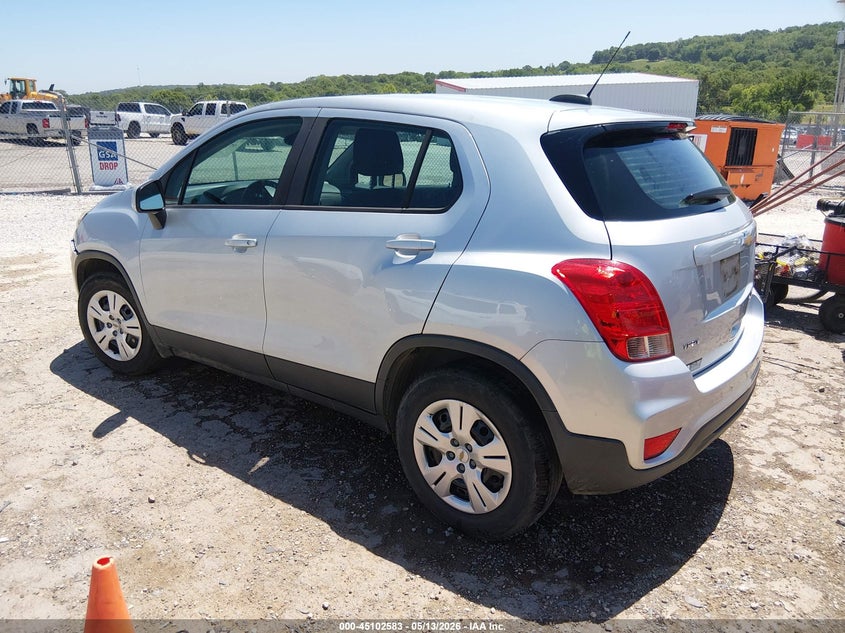 Vin: 3gncjksb6hl199324, lot: 45600149, chevrolet trax ls 20173