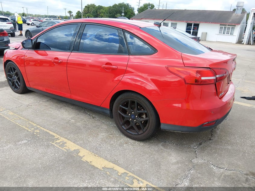 Vin: 1fadp3f26gl290704, lot: 45600180, ford focus se 20163