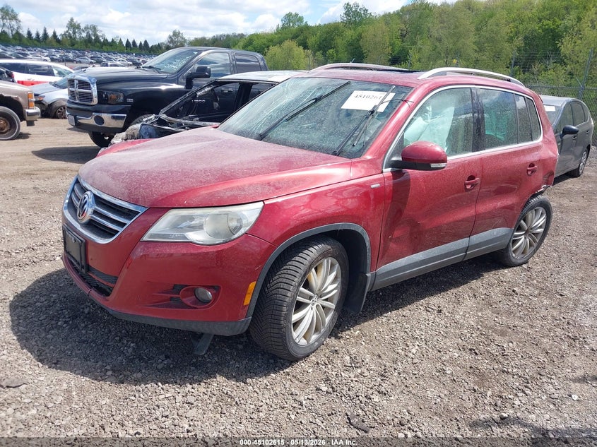 Vin: wvgbv7ax6aw001758, lot: 45600181, volkswagen tiguan wolfsburg edition 20102