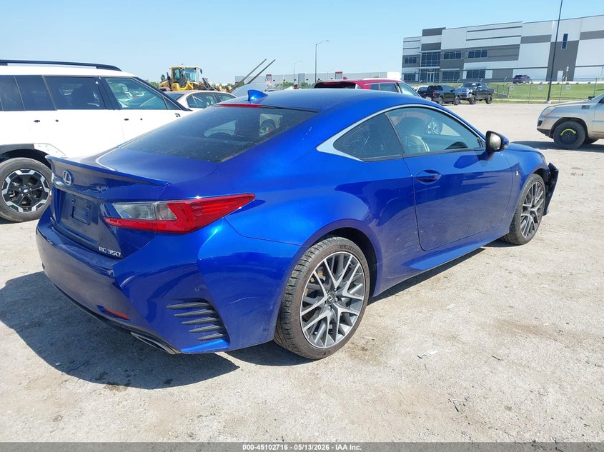 Vin: jthhe5bc3f5008841, lot: 45600282, lexus rc 350 20154