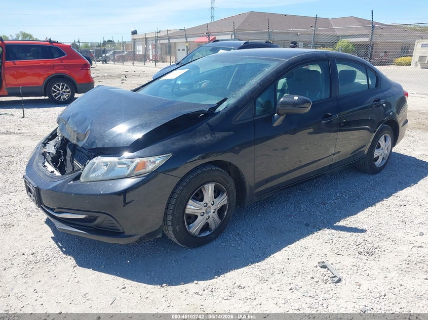 2014 Honda Civic Lx 19XFB2F58EE007358 photo 1