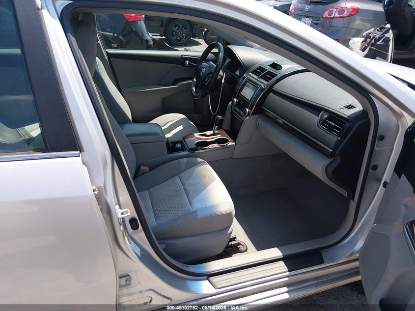 2012 Toyota Camry 2.5 Xle Silver Lot 111045102752 Vin 4T4BF1FK7CR180355