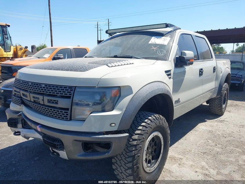 Vin: 1ftfw1r62dfa92656, lot: 45600351, ford f-150 svt raptor 20132