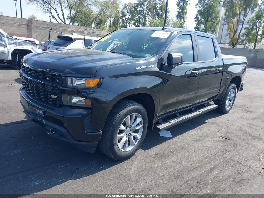 2022 Chevrolet Silverado 1500 Ltd 2wd  Short Bed Custom 1GCPWBEK8NZ142358 photo 1