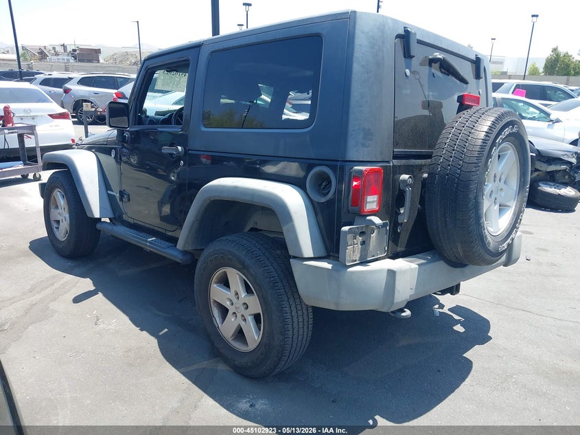 2009 JEEP WRANGLER SPORT UTILITY VEHICLE 3.8L V-6 202HP