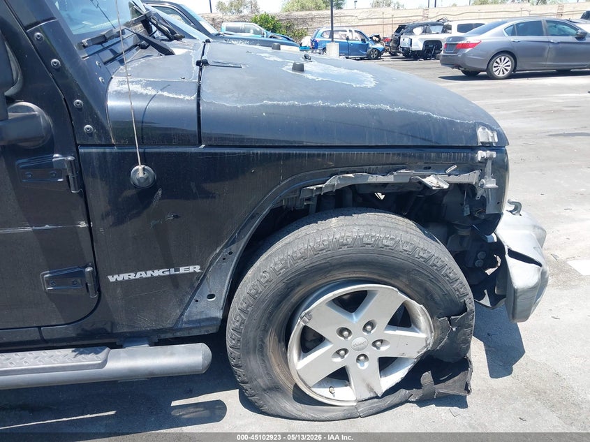 2009 JEEP WRANGLER SPORT UTILITY VEHICLE 3.8L V-6 202HP