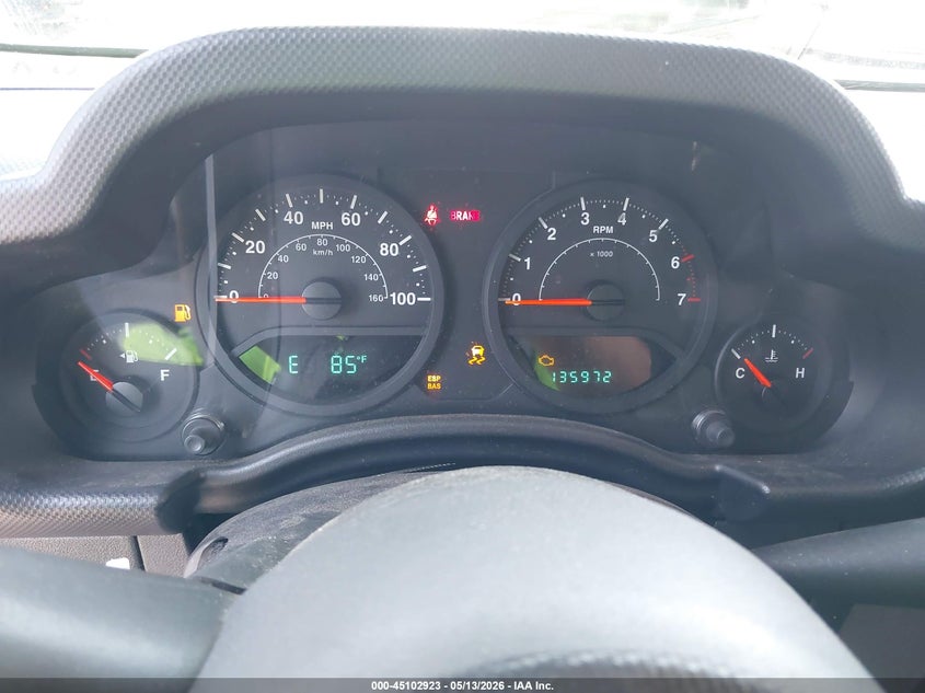 2009 JEEP WRANGLER SPORT UTILITY VEHICLE 3.8L V-6 202HP