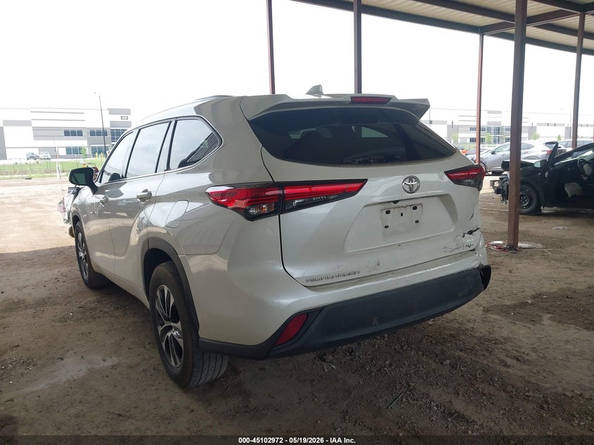 VIN 5TDGZRAH8LS503189 2020 TOYOTA HIGHLANDER XLE