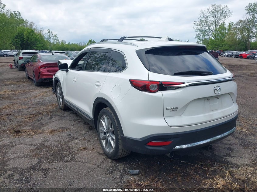 Vin: jm3tcbdy3g0111711, lot: 45600562, mazda cx-9 grand touring 20163