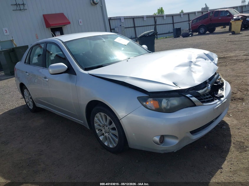 2008 SUBARU IMPREZA (NATL) I W/PREMIUM PKG SEDAN 2.5L H-4 VVT, 170HP