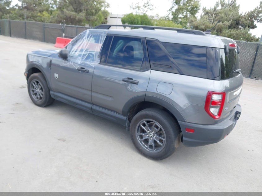 Vin: 3fmcr9b66prd45919, lot: 45600584, ford bronco sport big bend 20233