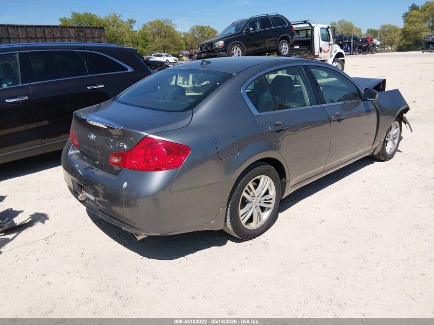 Vin: jn1cv6ar6am453504, lot: 45600588, infiniti g37x 20104