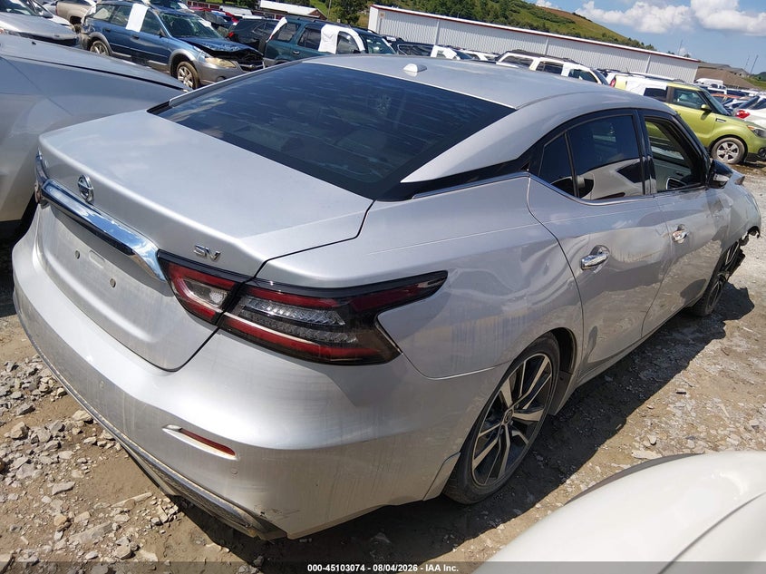 Vin: 1n4aa6cv3lc371318, lot: 45600640, nissan maxima sv xtronic cvt 20204