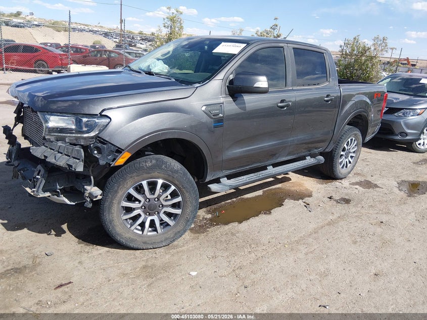 Vin: 1fter4fh8kla42904, lot: 45600646, ford ranger lariat 20192