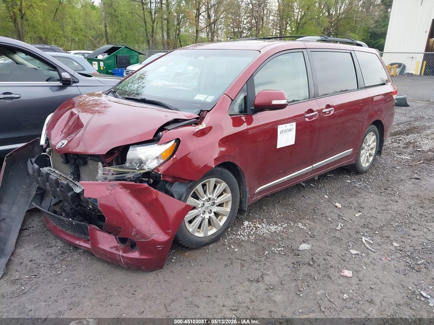 2014 Toyota Sienna Limited V6 7 Passenger 5TDYK3DC7ES493165 photo 1