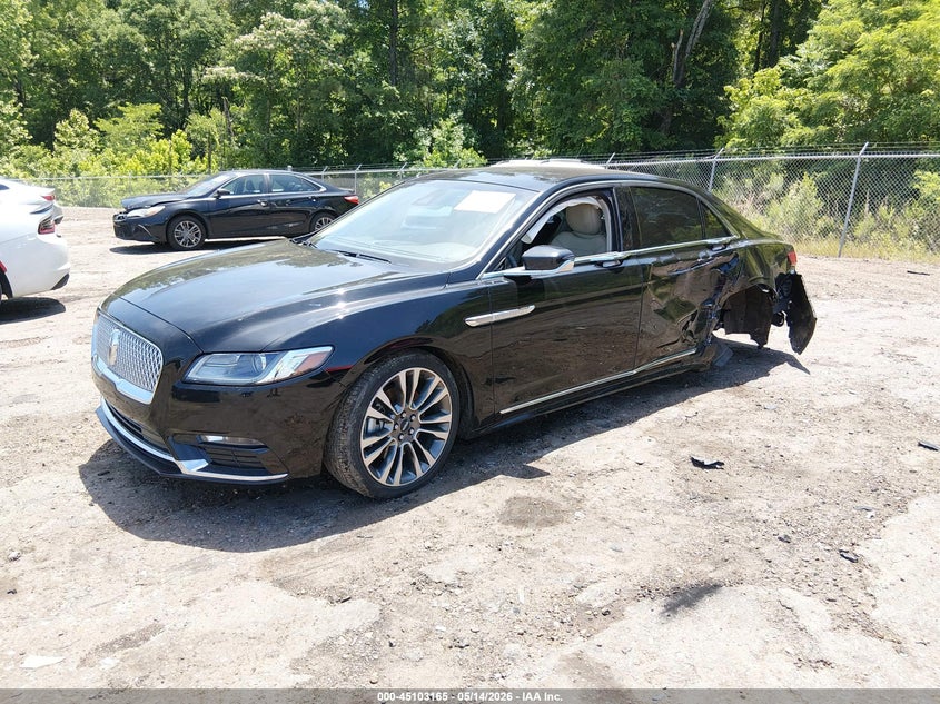 Vin: 1ln6l9sk4h5611907, lot: 45600731, lincoln continental select 20172