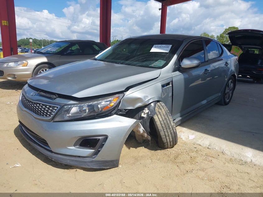 2015 Kia Optima Hybrid Ex KNAGN4AD1F5085366 photo 1