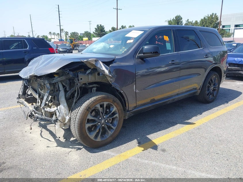 Vin: 1c4rdhag1mc761971, lot: 45600783, dodge durango sxt plus rwd 20212