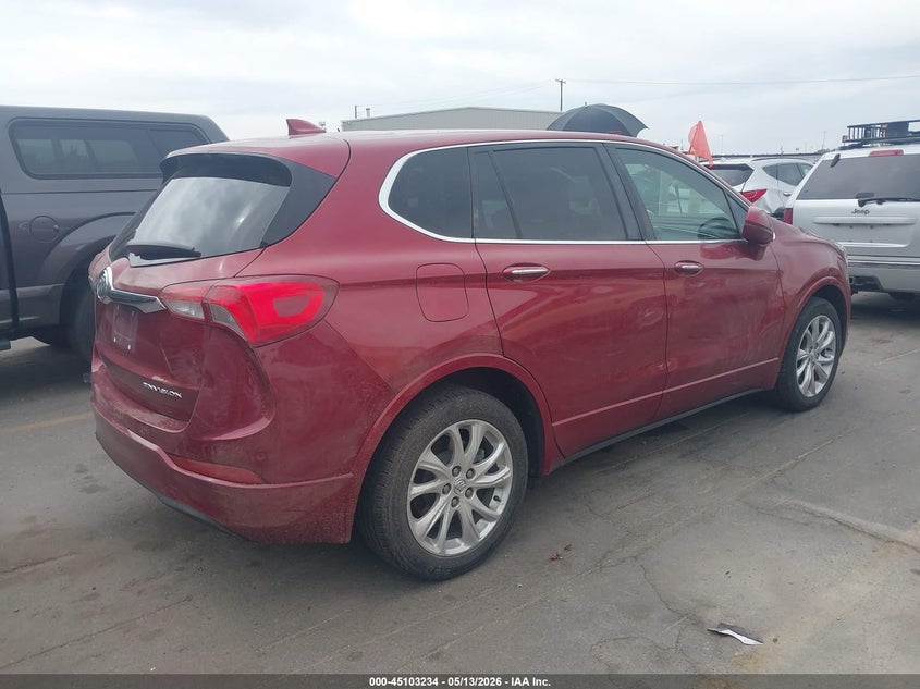 Vin: lrbfxbsa9ld157982, lot: 45600801, buick envision fwd preferred 20204