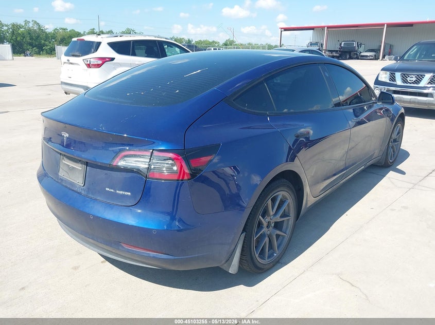 Vin: 5yj3e1eb9nf268410, lot: 45600821, tesla model 3 long range dual motor all-wheel drive 20224