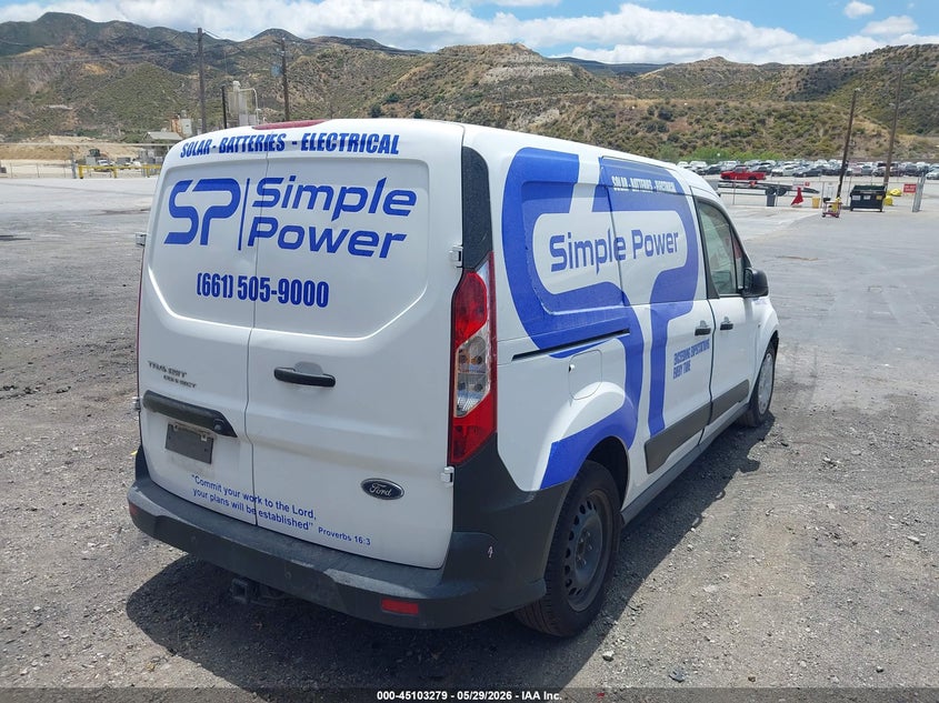 Vin: nm0ls7e27l1460455, lot: 45600845, ford transit connect xl 20204