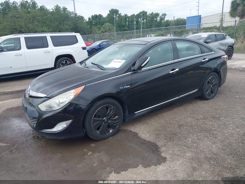 2014 Hyundai Sonata Hybrid Limited KMHEC4A49EA110824 photo 1