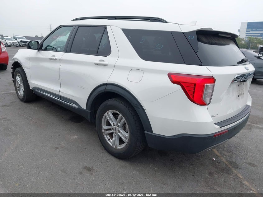 Vin: 1fmsk7dh2nga35158, lot: 45601089, ford explorer xlt 20223