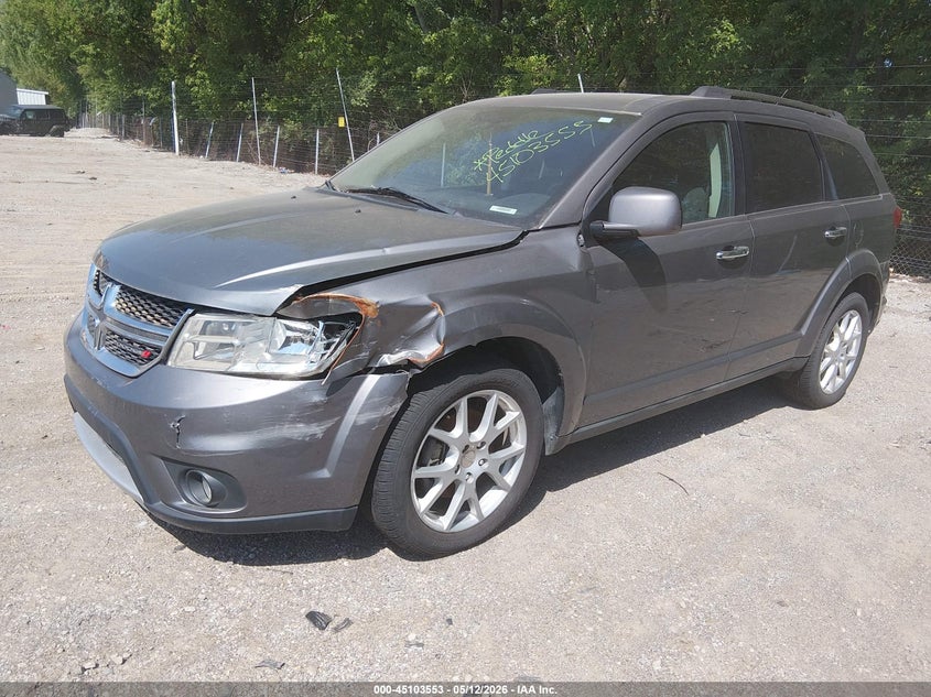 2012 Dodge Journey 3.6 Crew Grey Lot 111045103553 Vin 3C4PDDDG1CT283131