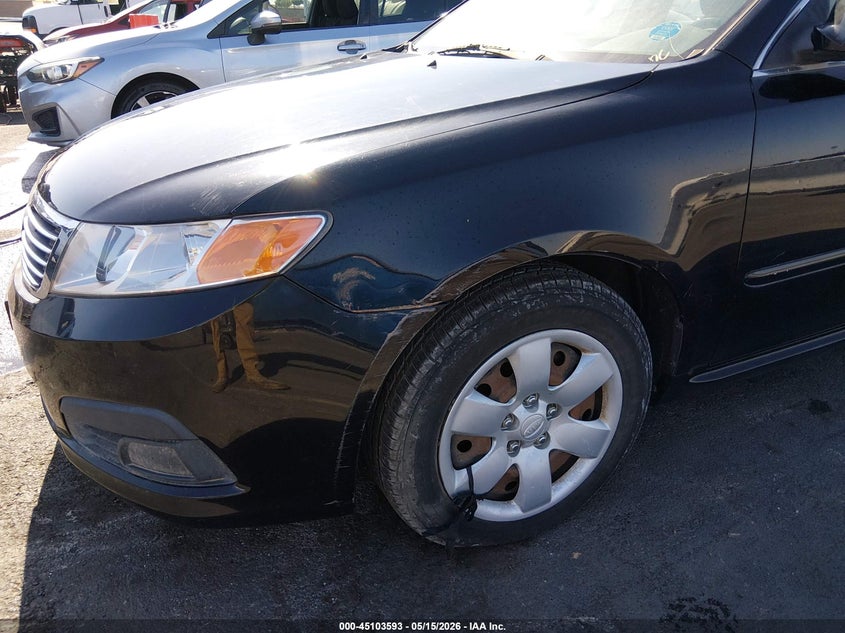 2010 Kia Optima 2.4 Lx black Lot 111045103593 Vin KNAGG4A86A5397320