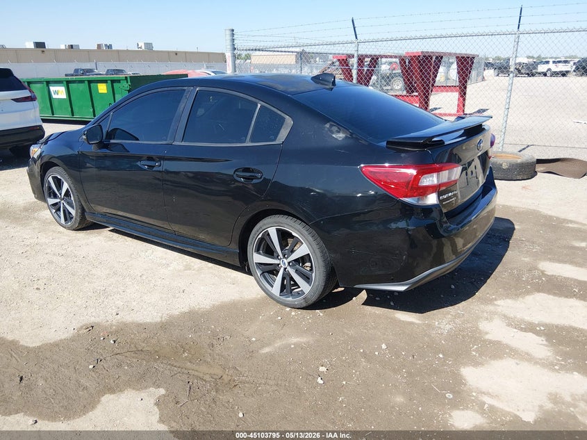 Vin: 4s3gkal66h3610915, lot: 45601361, subaru impreza 2.0i sport 20173