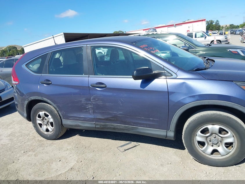 2014 HONDA CR-V SPORT UTILITY VEHICLE 2.4L I-4 DOHC, VVT, 185HP