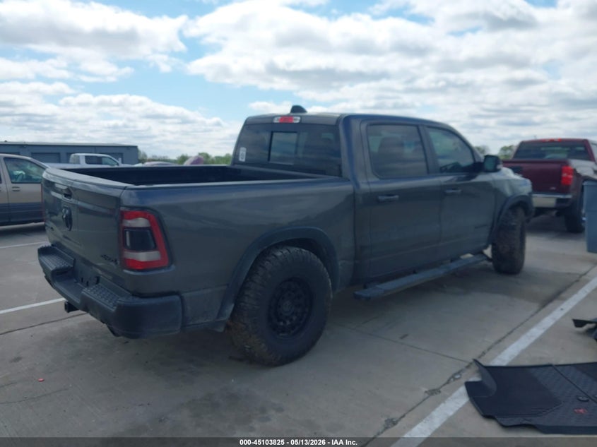 Vin: 1c6srflt1kn904511, lot: 45601391, ram 1500 rebel  4x4 5'7 box 20194