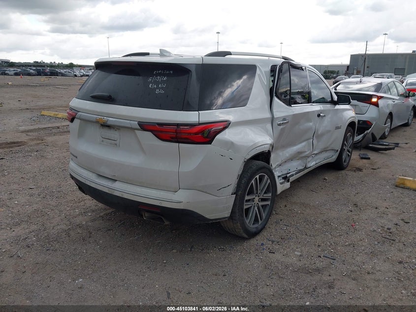 Vin: 1gnernkw0pj182630, lot: 45601407, chevrolet traverse fwd high country 20234