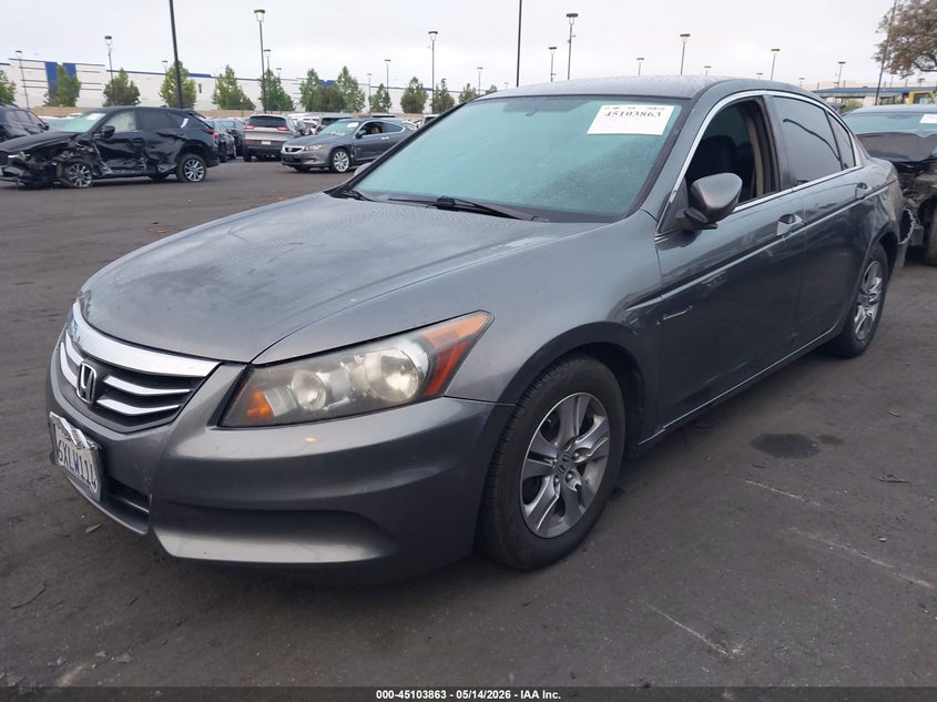 2012 Honda Accord 2.4 2.4 Lx-P grey Lot 111045103863 Vin 1HGCP2F42CA199065