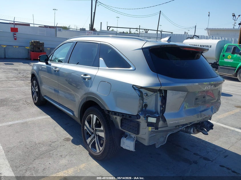 VIN KNDRHDLG1P5175533 2023 KIA SORENTO HYBRID EX